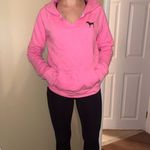 PINK - Victoria's Secret Hot PINK Victoria’s Secret size medium V-neck hoodie Photo 2