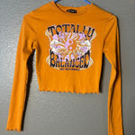 Tally Weijl "Totally Balanced" Graphic Crop Top Photo 0