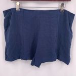 Good Luck Gem  Navy blue solid woven shorts XL Photo 2