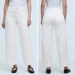 Madewell New!  The Curvy Emmett‎ Wide-Leg Jean in Tile White, size 26 Photo 1