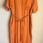 Anthropologie NEW  Corey Lynn Calter Utility linen blend Jumpsuit large Photo 0