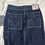 True Religion  dark wash cargo maxi skirt Photo 1