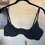 SKIMS  Cotton Logo Underwire Demi Bra -‎ Color Soot - Size 38C NWT Photo 9