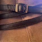 White Mountain  Jitter Taupe Ankle Bootie Women 9.5M Suede Leather Zip Buckle Photo 4