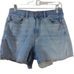 American Eagle  Stretch Light Wash Mom Short Size 8 Photo 0