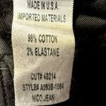 AGOLDE  Nico High Rise Slim Fit Jeans High Waisted Stretch Denim Virtue Black 28 Photo 3