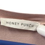 Honey Punch Dusty Pink Lace Detail Cuffed Short Sleeve A Line Scoop Neck Top XS Photo 9