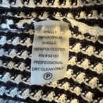 Calvin Klein Women's Dress Sweater Dress Houndstooth Black & White Zip Back Photo 5