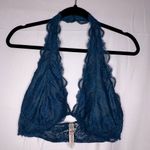 Free People Last Dance Halter Bralette Legion Blue (Large) Photo 3