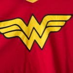 DC Comics Wonder Woman superhero costume long sleeve top tee cape superman halloween Photo 6