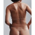 BLUEBELLA Soft Bra in Pearl Medium/Large New Womens Cropped Bralette Gold Photo 11