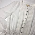 Mod Cloth Adored Aesthetic Swiss Dot Blouse Small Photo 3