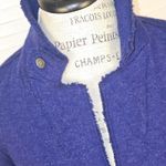 Eileen Fisher Womens Purple Merino Wool Blend Blazer Jacket Medium Photo 2