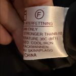 Leather suede fringe Black cropped Jacket with chunky gold buckles Size M Photo 8