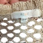 Mine women's S/M fishnet knit tan cardigan Size undefined Photo 2