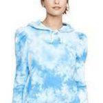 Generation Love Puff Sleeve Tie Dye Blue Hoodie size XS Photo 0