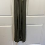 ZARA  Racerback Maxi Dress - Women Size M - Olive Green Photo 4