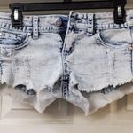 Almost Famous  junior size jean shorts are size 1. Photo 0