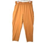 Lululemon Pants Womens 10 Mustard High Rise Tapered Paperbag Waist Pockets Ankle Brown Photo 9