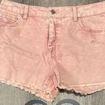 Time and Tru High Waist Denim Jean Shorts Pink Size 14 Photo 0