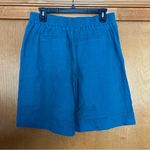 Athleta Playa Linen Bermuda HIgh Waist Shorts in Borealis Green Size 10 Photo 3