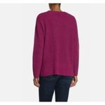 MELLODAY NWT Womens  Two Pocket Knit Knitted Sweater in Berry - Sz S Photo 1