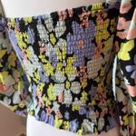 Free People | Ariana Floral Puff Sleeve Smocked Crop Size Medium Photo 9