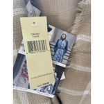 Collection 18 Taupe Plaid Fringe Scarf Acrylic New with Tags MSRP $38 Tan Photo 2