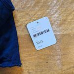 Free People Movement FP Movement by Free People Navy One-Shoulder Crop Top Photo 1