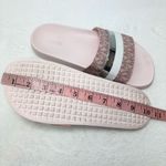 MICHAEL Michael Kors Brandy Pink and Silver Slide Size 8M Photo 7