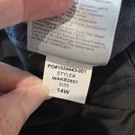 NYDJ ‎ Linen Blend Crop Wide Leg Pants 14W Navy Classic Nautical Preppy Resort Photo 7