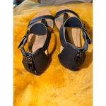 Reaction Kenneth Cole Great Gal Navy Wedge Sandals Womens 8.5 Medium Zip Ankle Photo 7