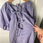 ASOS  Floral Embroidered Dress in Lavender 8 Photo 5