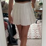 Handmade  White Tennis Pleated Skirt Photo 0