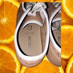 Geox  Respira‎ Tan Sneakers with Floral Cutouts Size 8 Photo 6