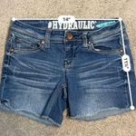 Hydraulic  Low Rise Y2K Jean Shorts Rhinestones Back 5/6 Photo 7