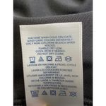 Lands' End  Black Velvet Button Front Top V Neck Sz M 10-12 Old Money Cozy Luxury Photo 9