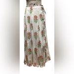 Ash & Eden Anthropologie  floral wrap maxi skirt. Size Large Photo 11