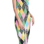 RIXO x Target Patchwork slip maxi dress small Green Photo 0