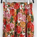 Zingara Swimwear Floral Vibrant Beach Pink Flowing Y2K Bohemian Size Small 26 Orange Photo 8