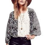 Free People Printed Balloon Jacket Photo 0