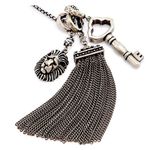 Kendra Scott  Zosia Long Pendant Necklace in Antique Silver‎ Photo 2