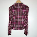 Kay Unger  Plaid Metallic Blouse Photo 4