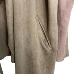BLANK NYC Cloud Nine Faux Suede Drape Front Cardigan Jacket Photo 2