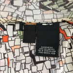 BCBGMAXAZRIA Strappy Geometric Floral Print Sheath Dress V Neck Womens S… Photo 3