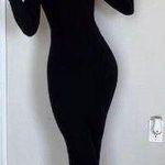 SKIMS Long Sleeve Scoop Neck Maxi Dress S Photo 0