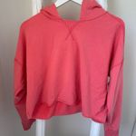 Aerie Watermelon Color Cropped Long Sleeve Hoodie Size Medium Photo 0