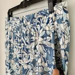 Joan Rivers Regular Luxe Knit Printed Crop Pant Blue Size 1X Photo 4