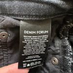 Denim Forum Lola High Rise Skinny Jeans Gray Wash Raw Hem Stretch 26 Black Photo 11