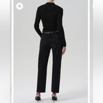 Citizens of Humanity COH AVA #142 STRETCH LOW-WAIST STRAIGHT LEG BLACK WASHED Photo 15